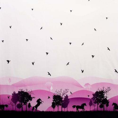 Sommersweat * Wild Shadows by Lycklig Design * Pferde rosa