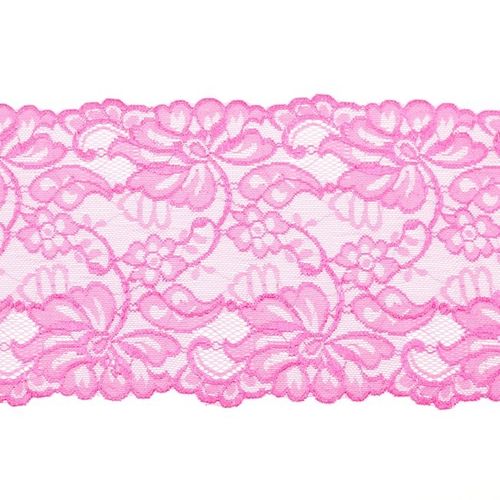 elastische Spitze * 15cm * pink