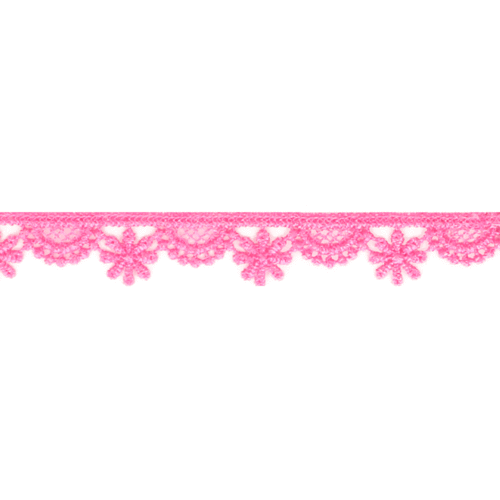 Stickereispitze * Blume * pink