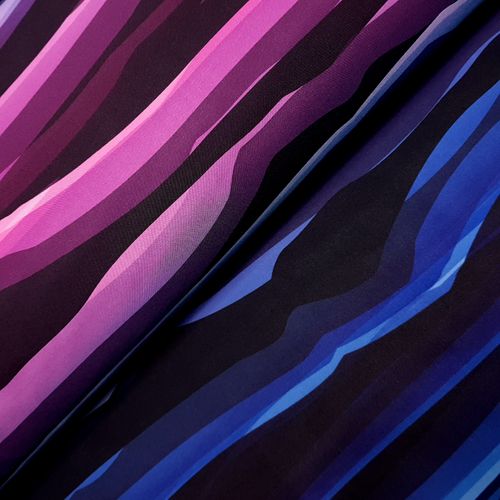 Softshell * Wavy Stripes by Lycklig Design * purple