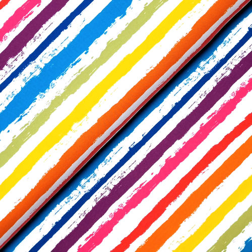 Jersey * Colorful Stripes * Multicolor