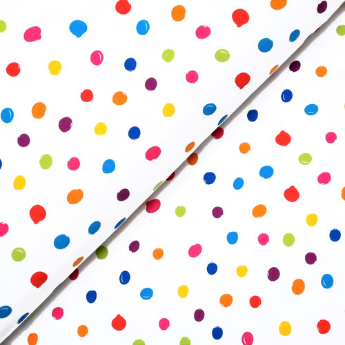 Jersey * Colorful Dots * Multicolor