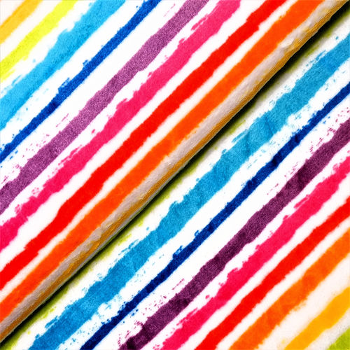 Wellnessfleece * Colorful Stripes * Multicolor