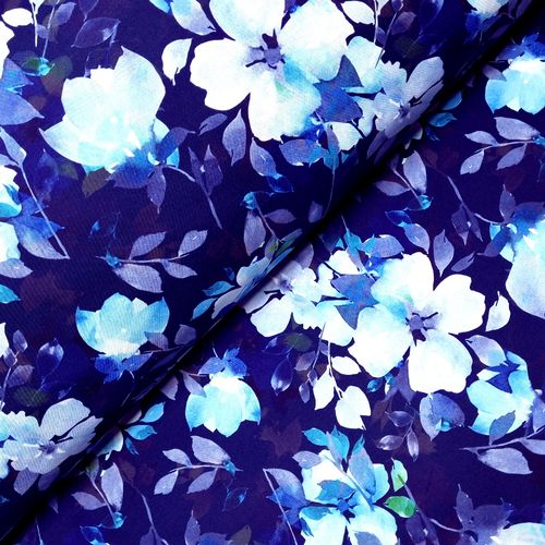 Softshell * Blue Flowers