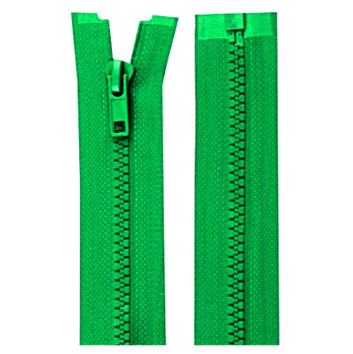 Reißverschluss * teilbar * 60cm * grün