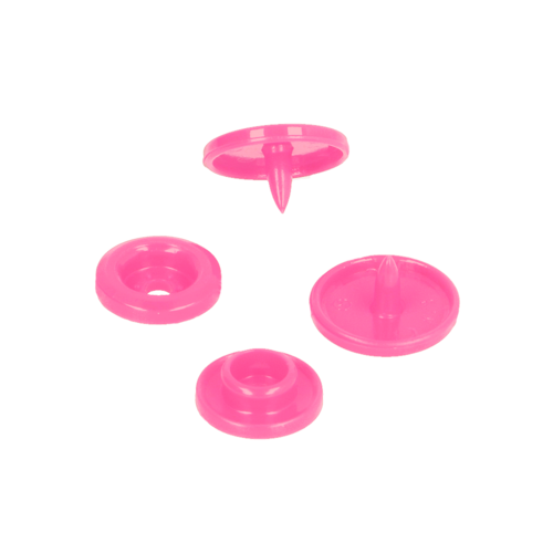 Druckknopf * Kam Snaps * 12,4mm * 25 Stück * glänzend * pink