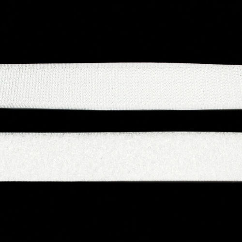 Klettband * 25mm * weiß