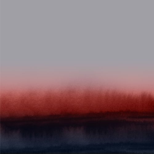 Sommersweat * Panel "Sunset" by Thorsten Berger * Farbverlauf rot