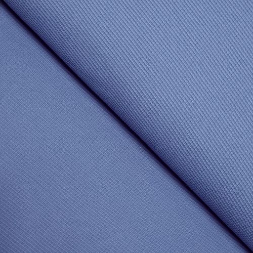 38x155 * Waffeljersey "light" * jeansblau * 100% Baumwolle