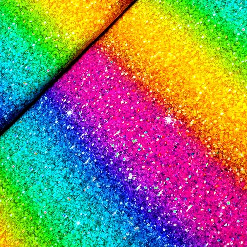 Jersey * Eigenproduktion "Stoffhändler mit Herz * Rainbow Glitter