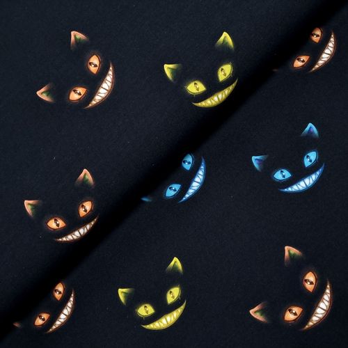 Jersey "The Grinning Cat" multicolor/schwarz